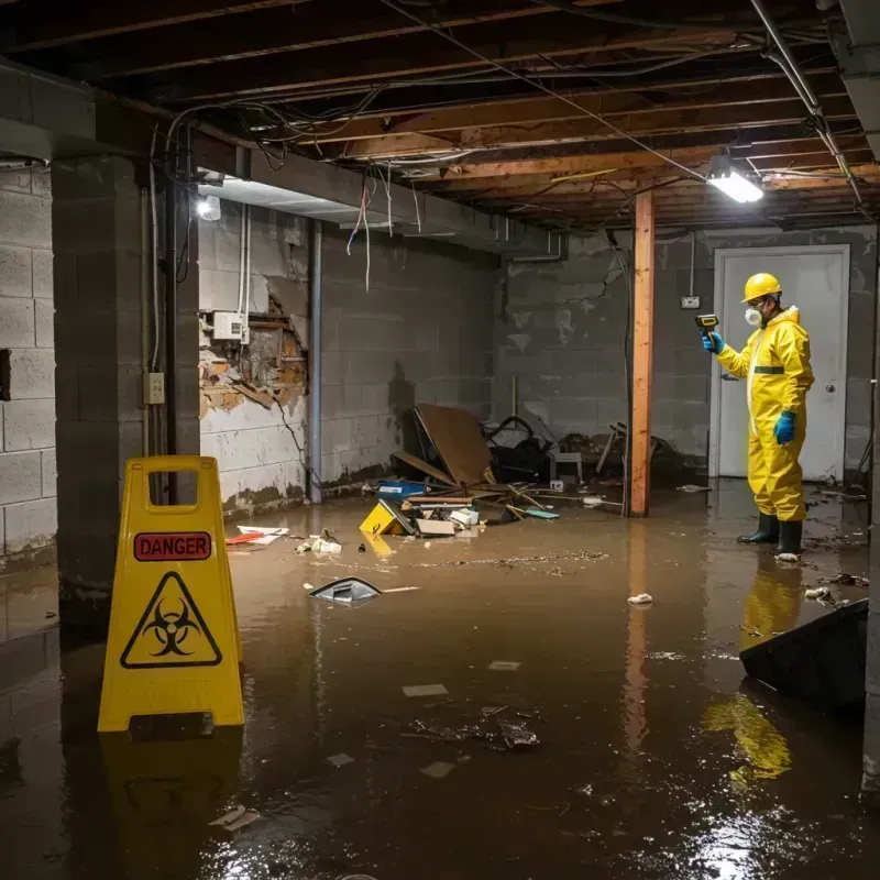 Flooded Basement Electrical Hazard in Buchanan, GA Property